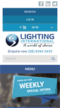 Mobile Screenshot of lightinginternational.com.au